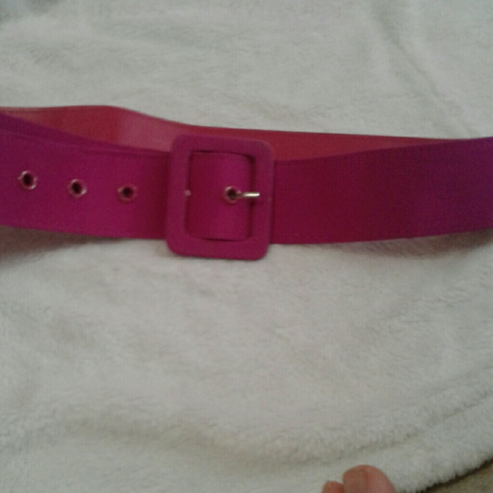 Hot pink belt